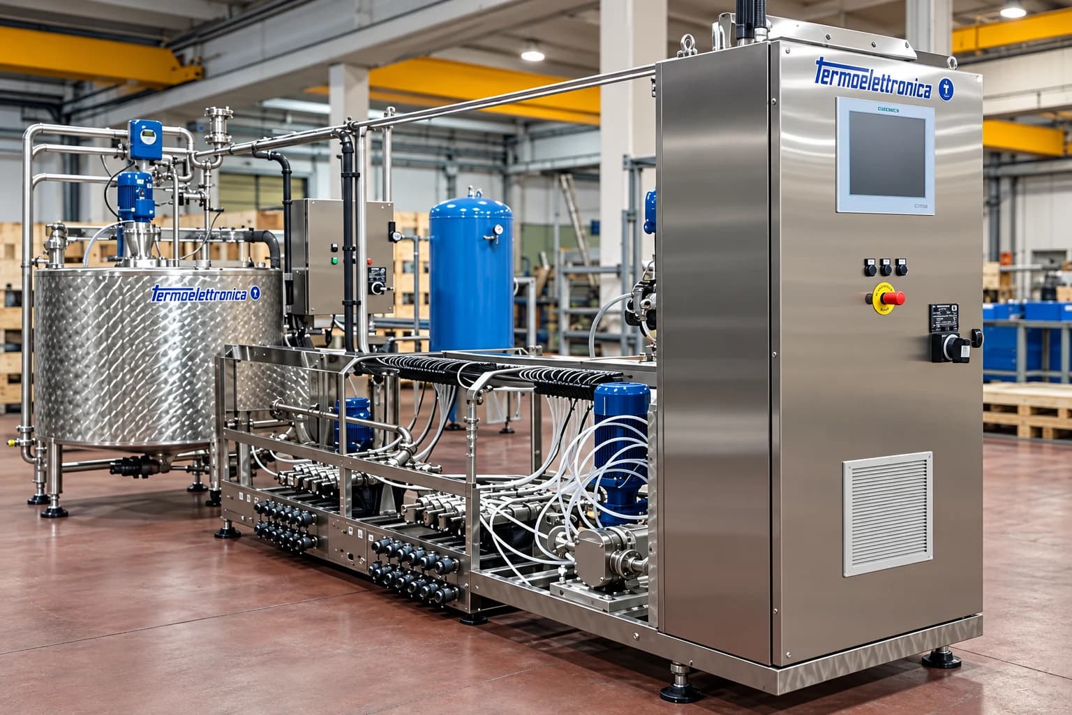 Instalacja Termoelettronica do dozowania i sterowania produkcją