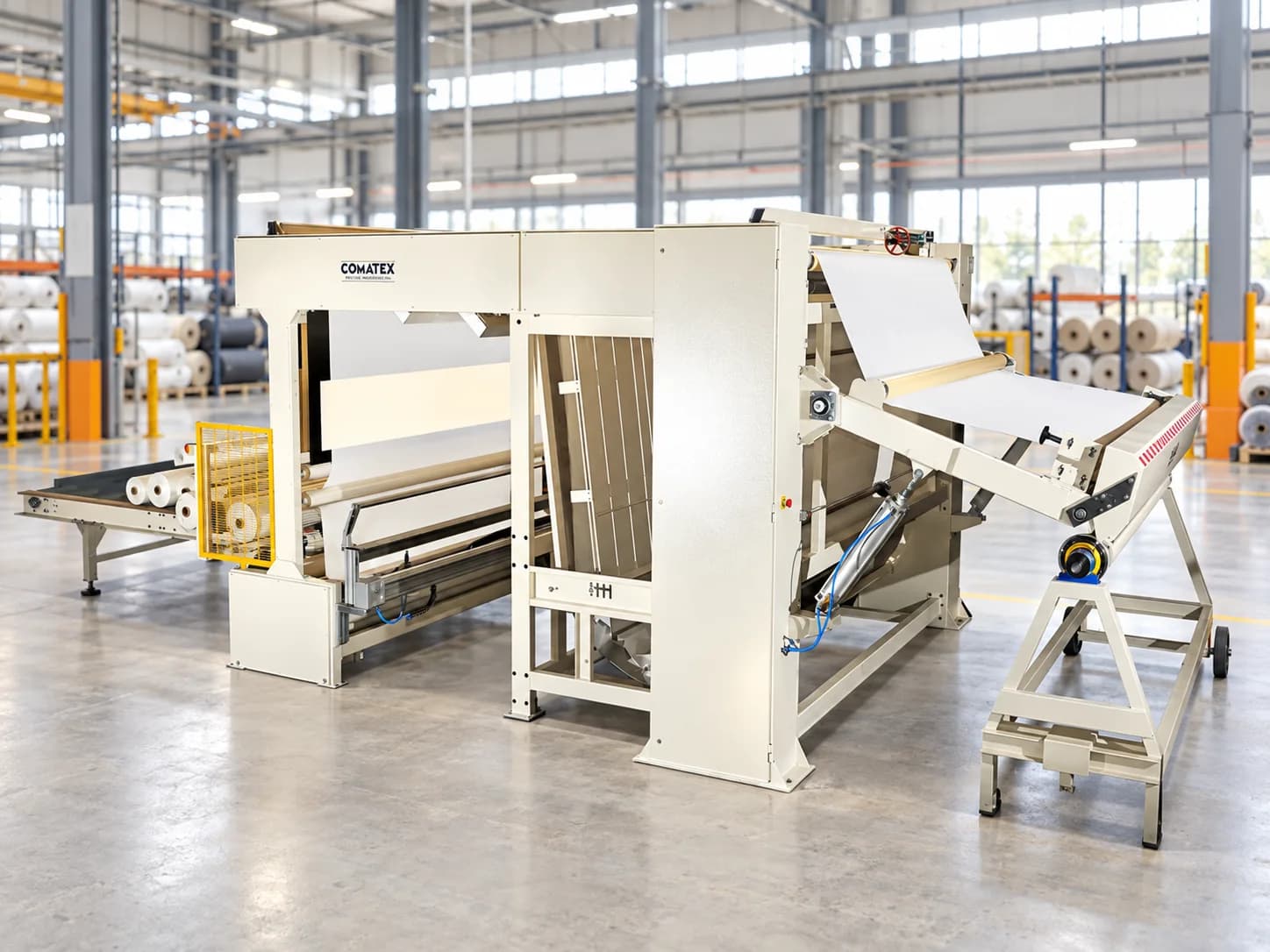 Comatex Gerät zur Vorbereitung des Materials vor der Produktion