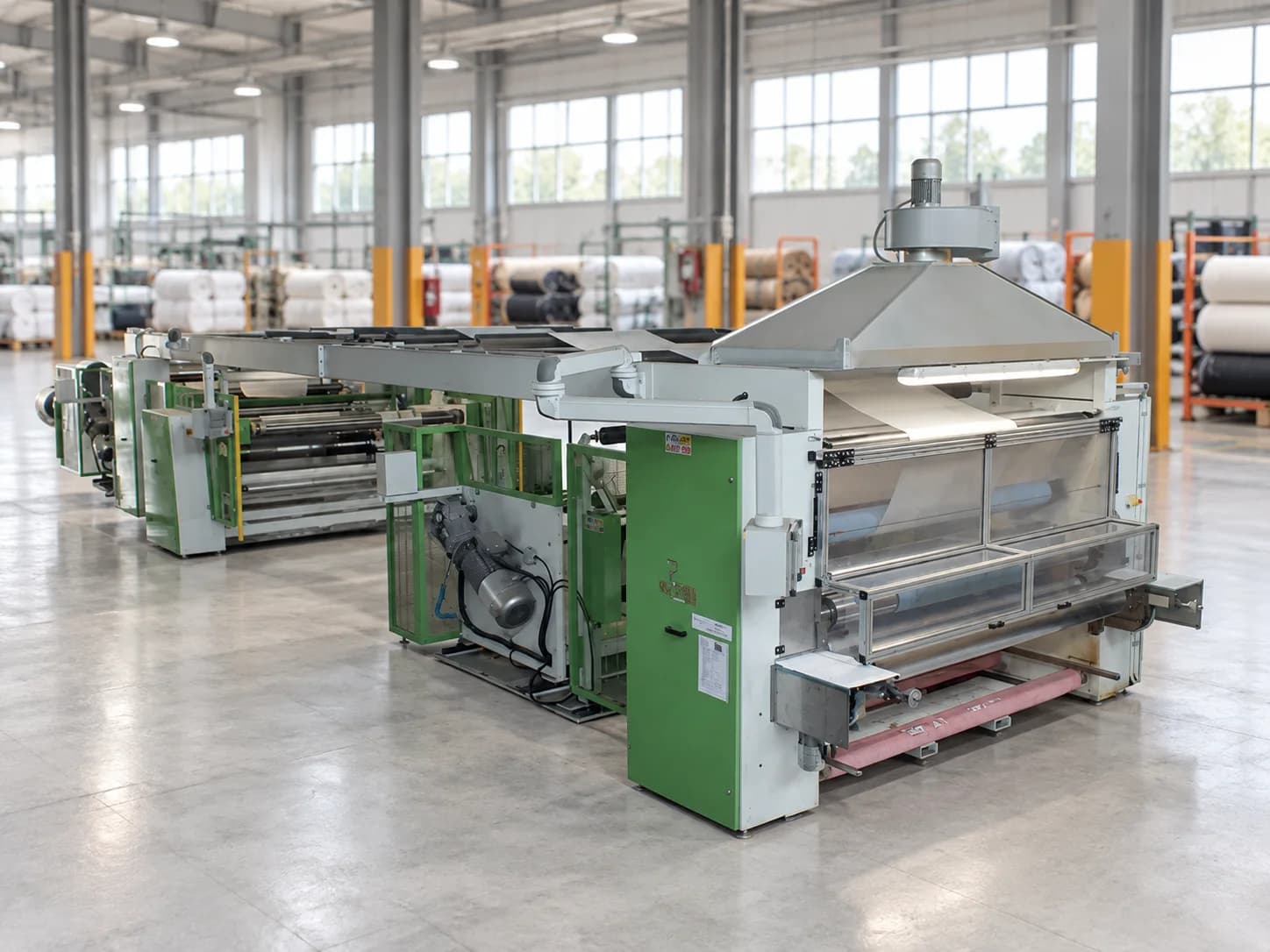 Linia Promatex do laminacji materiałów tekstylnych