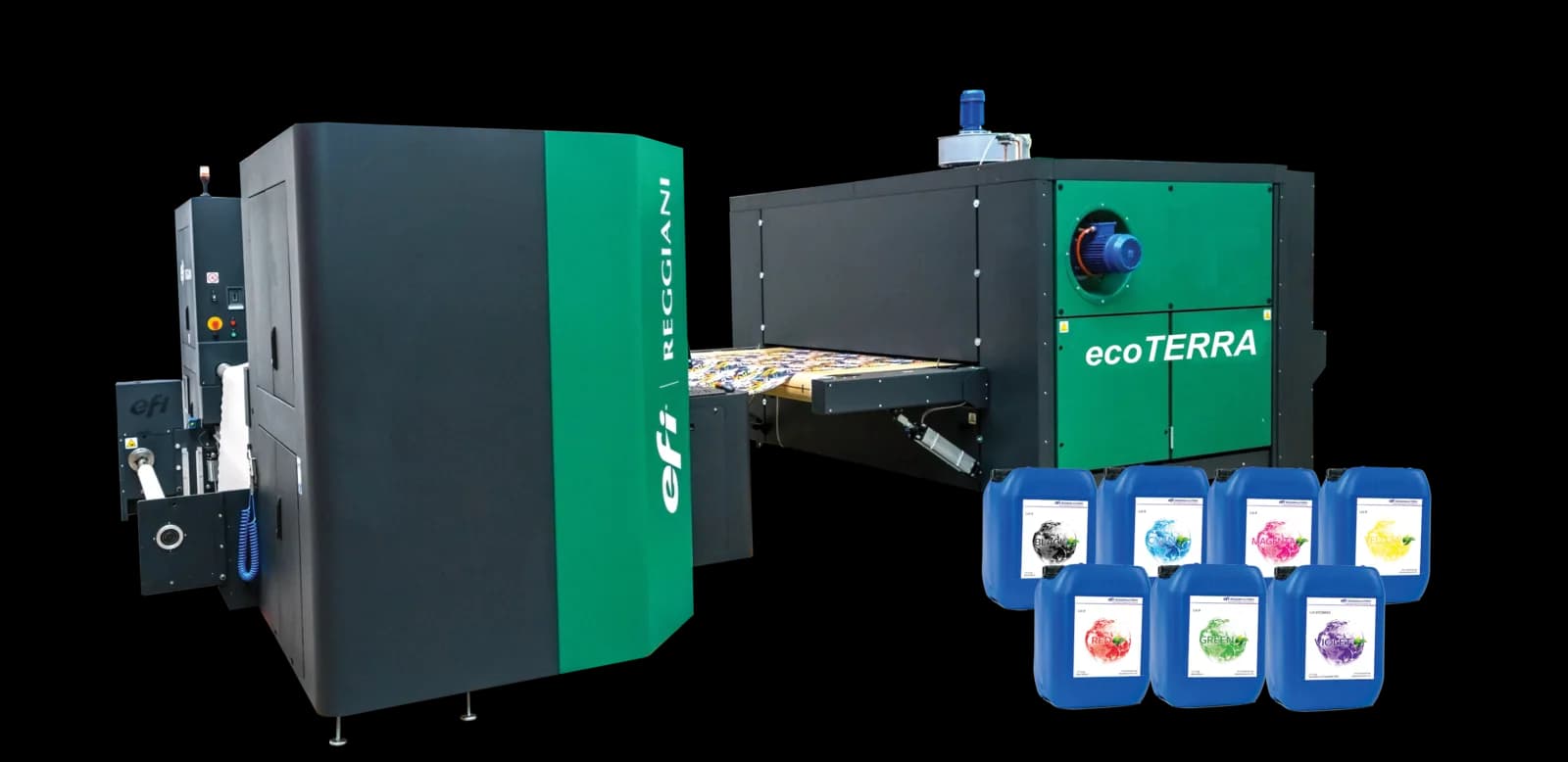 System pigmentowego druku tekstylnego EFI Reggiani ecoTERRA