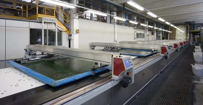 Flatbed textile screen printing — EFI Reggiani PRIMA