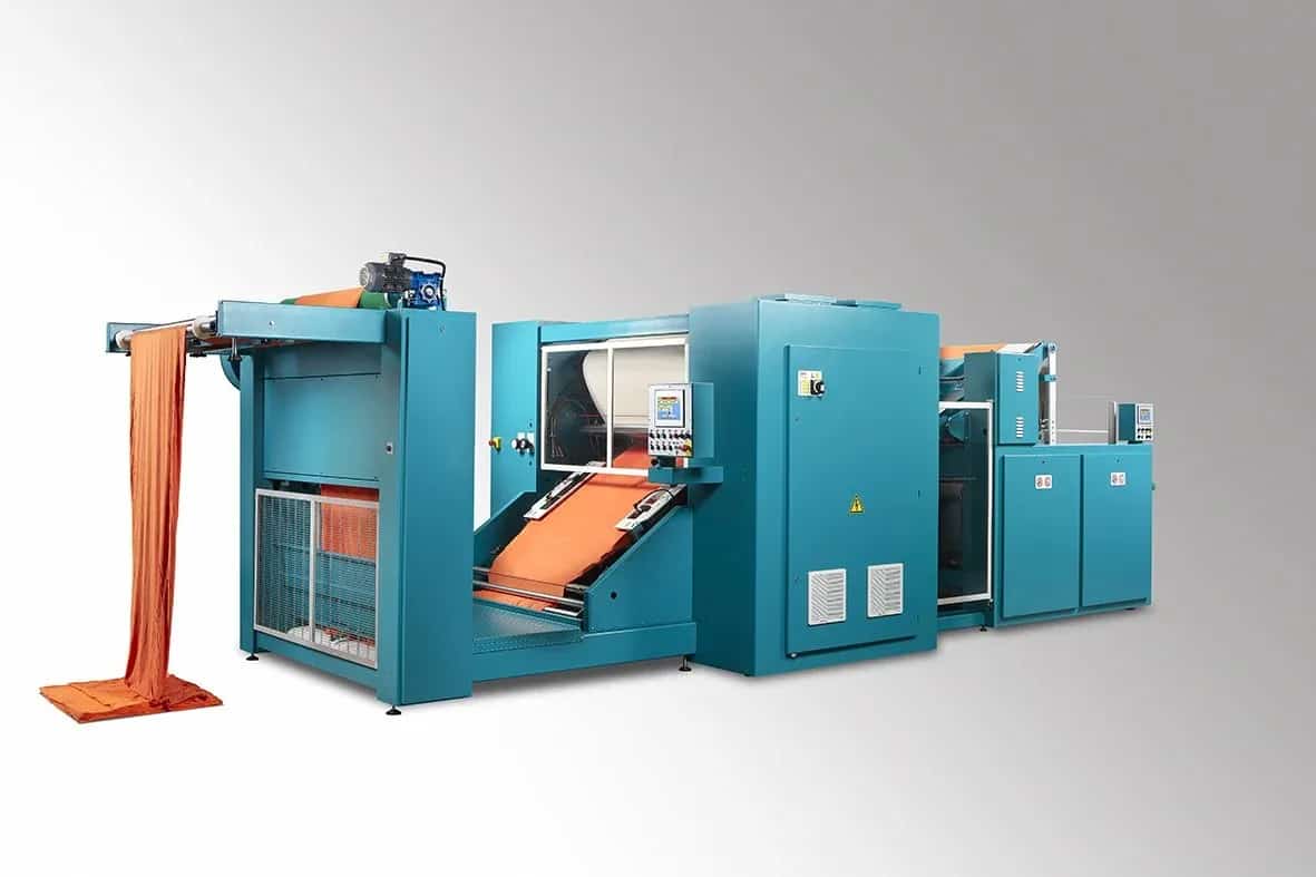 Lafer KST500 textile compactor as an example of the compactor family for knitted fabrics